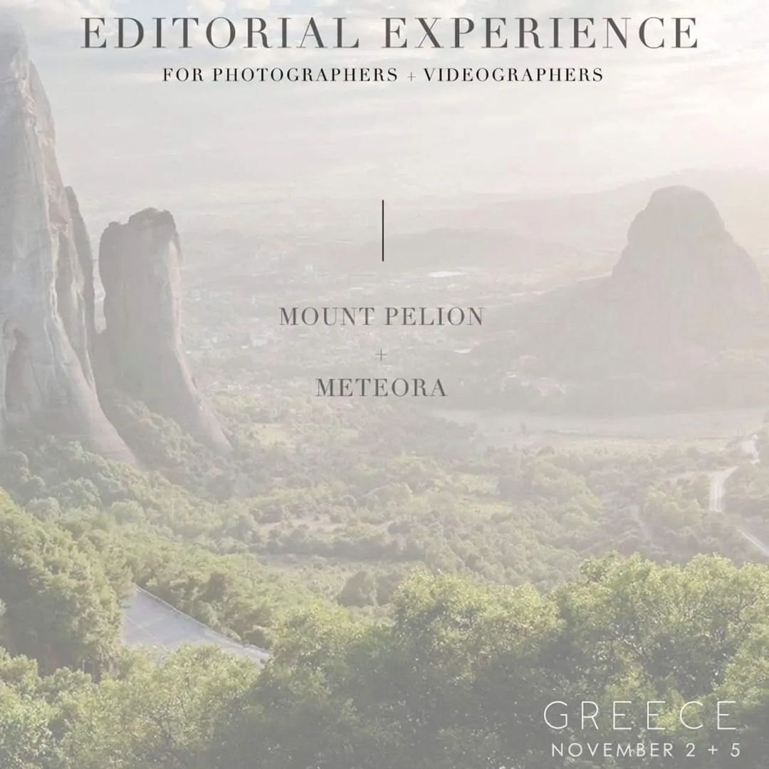 EDITORIAL EXPERIENCE FOR PHOTOGRAPHERS + VIDEOGRAPHERS